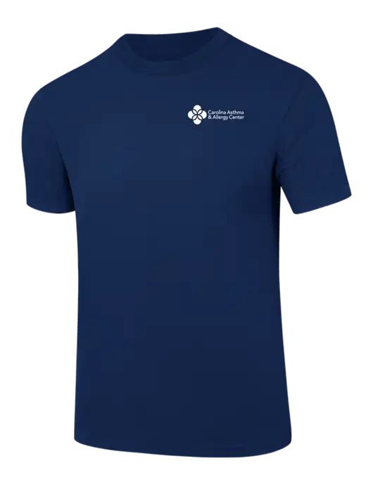 Comfort Colors 6.1 oz Dark Navy Heavyweight Ring Spun T-Shirt w/Carolina Asthma Logo