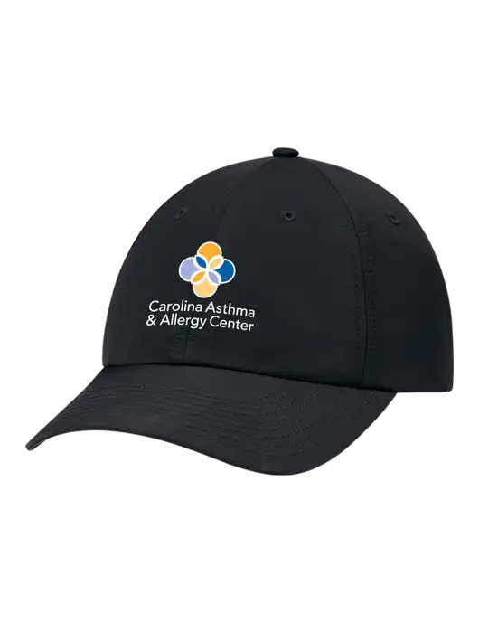 Richardson Relaxed Performance Lite Black Cap w/Carolina Asthma Logo