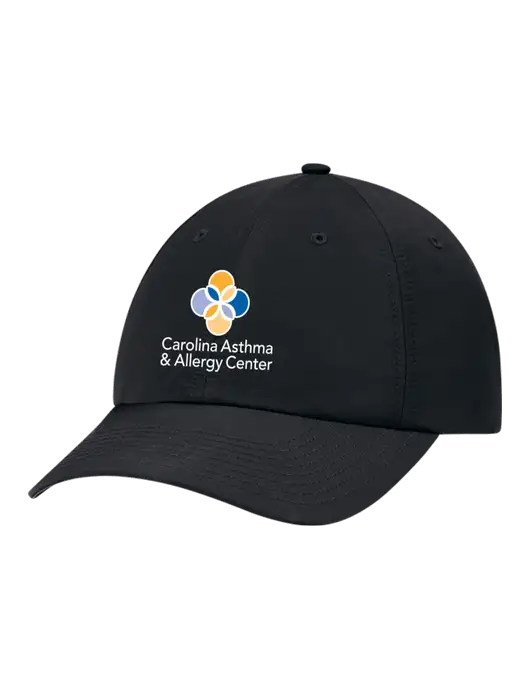 Richardson Relaxed Performance Lite Black Cap w/Carolina Asthma Logo