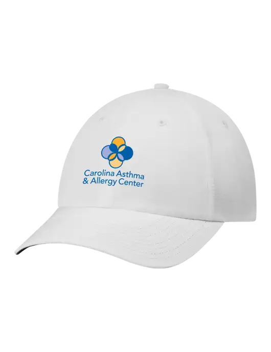 Richardson Relaxed Performance Lite White Cap w/Carolina Asthma Logo