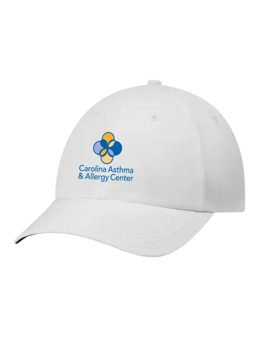 Richardson Relaxed Performance Lite White Cap w/Carolina Asthma Logo