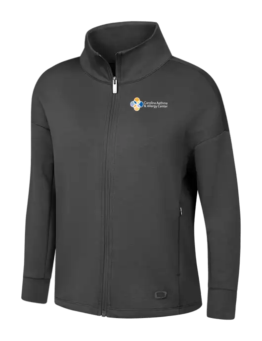 OGIO Womens Dark Grey Transcend Full-Zip w/Carolina Asthma Logo