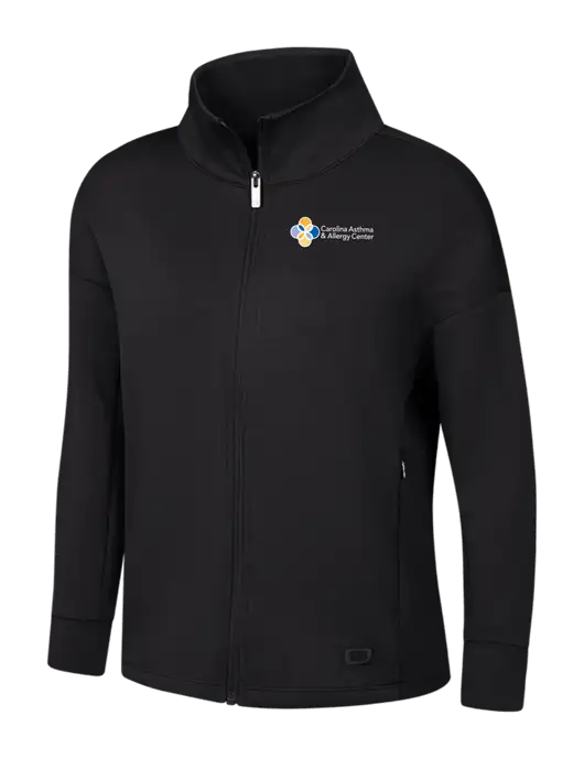 OGIO Womens Black Transcend Full-Zip w/Carolina Asthma Logo