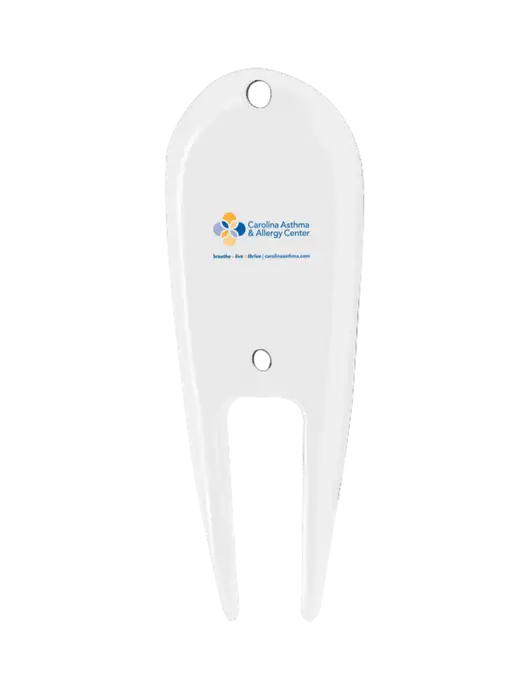 White Divot Tool w/Carolina Asthma Logo