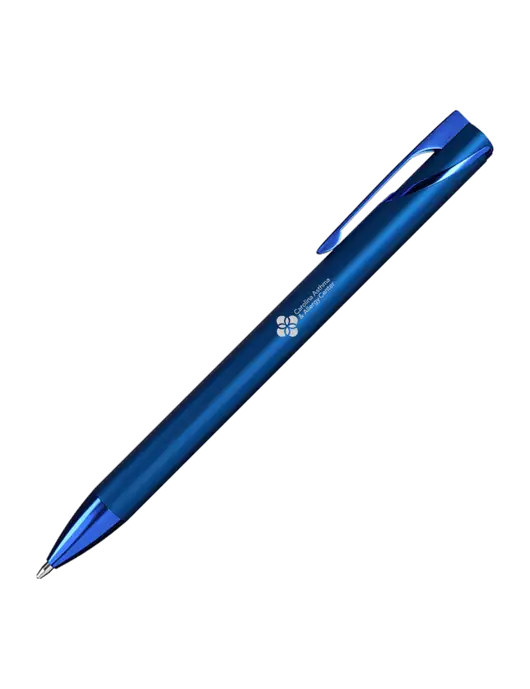 Navy HyperNova Ballpoint Pen - Black Ink w/Carolina Asthma Logo