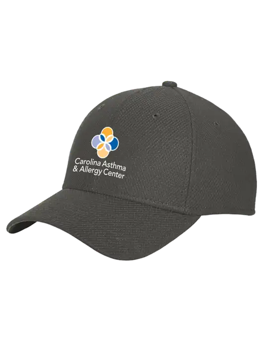 New Era Diamond Era Very Dark Grey Stretch Cap w/Carolina Asthma Logo