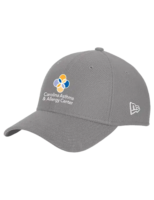 New Era Diamond Era Medium Grey Stretch Cap w/Carolina Asthma Logo