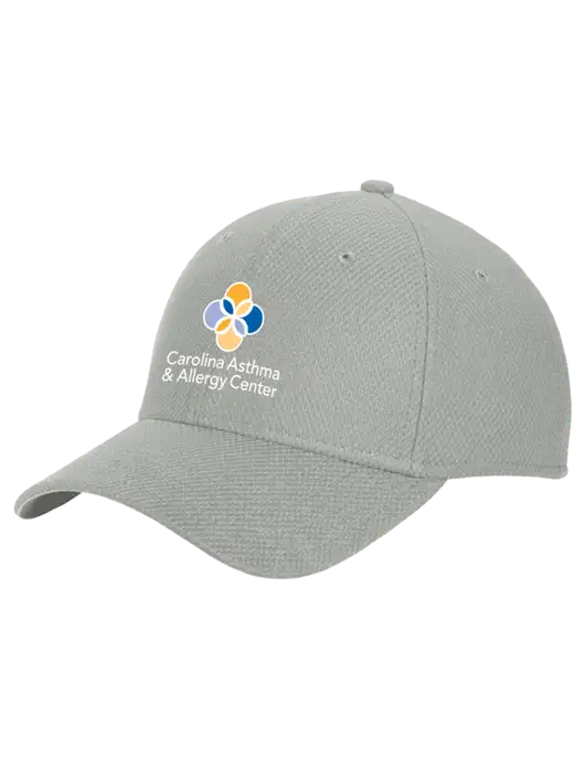 New Era Diamond Era Medium Grey Stretch Cap w/Carolina Asthma Logo