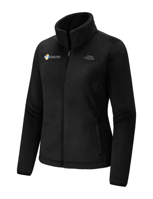 The North Face Womens Black Osito Fleece Jacket
 w/Carolina Asthma Logo