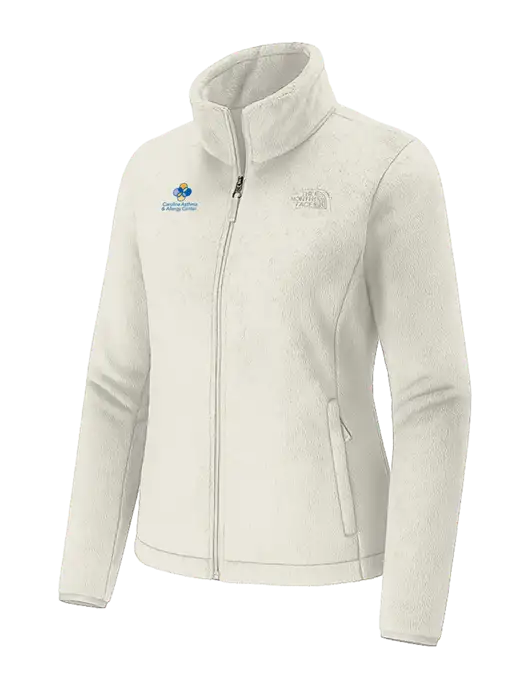The North Face Womens Ivory Osito Fleece Jacket
 w/Carolina Asthma Logo