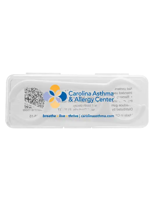 Floss Picks 10pc Travel Kit w/Carolina Asthma Logo